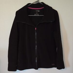 Calvin Klein Black Fleece Jacket Size Large